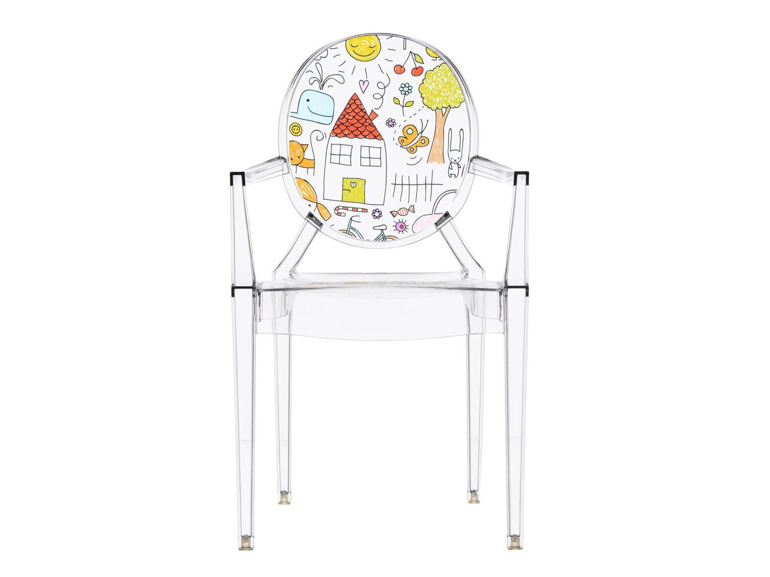 Детский стул из поликарбоната с подлокотниками Kartell Ghost ARCH-00143264 - Вид №35