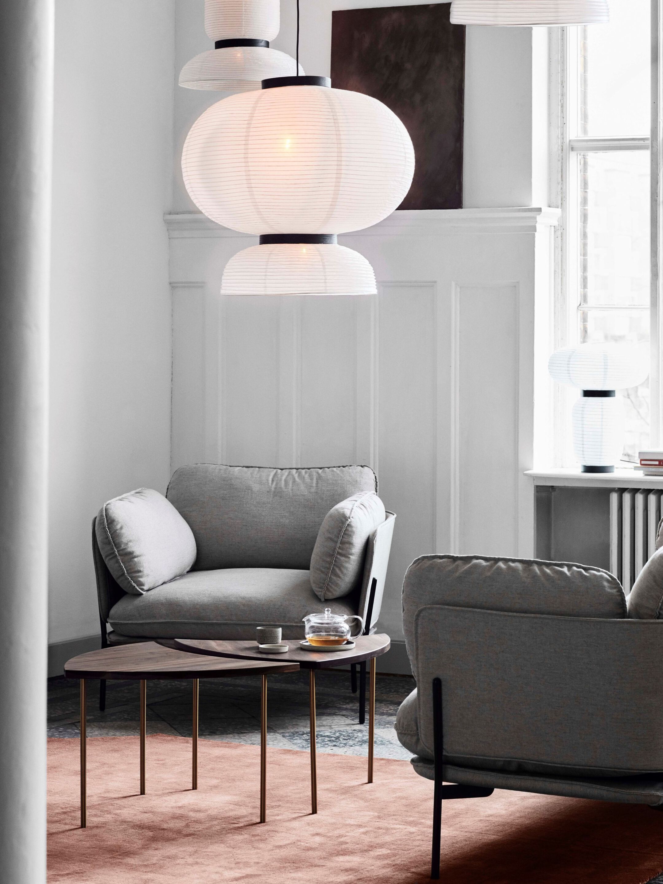 Рисовая бумага подвесной светильник In Stock &amp ARCH-00110837 - Вид №1