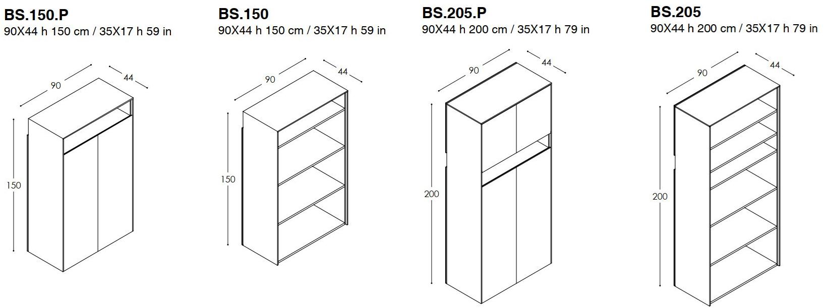 José Martínez Medina Высокий лакированный офисный шкаф с распашными дверцами sun-id-1491228 - Вид №3