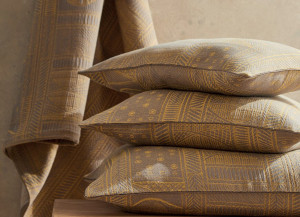 NIL_CA_250 покрывало 250/250 коричнево-желтый хлопок пике, 400 г/м2 Blanc des Vosges