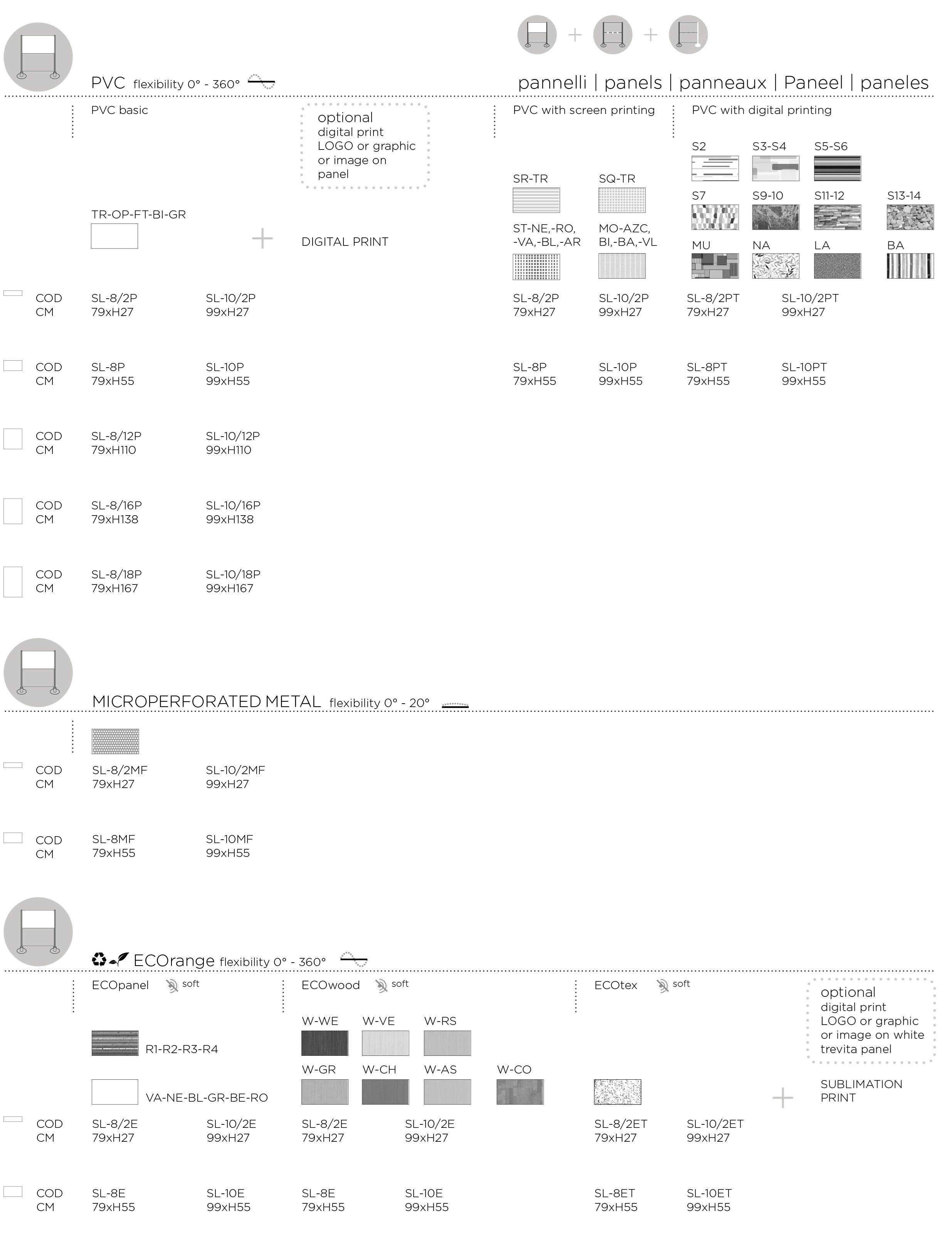 Отдельно стоящая офисная перегородка из алюминия и ПВХ Slalom СИСТЕМА ПЕРЕГОРОДОК ARCH-00037362 - Вид №8