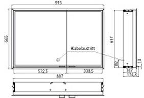 Emco Bad Зеркало с подвесным контейнером для ванной Prestige sun-id-1380409 - Вид №18