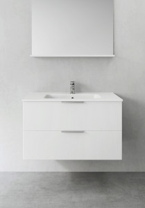 1390210 Шкаф Для Умывальника Форма Белый 900 Hafa  Белый