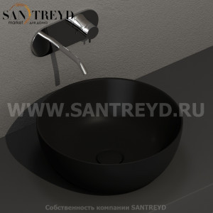534431 Накладная раковина на столешницу  круглая Kerasan Nolita