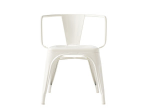 Стальной стул с подлокотниками