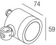 Flexalighting Светодиодный проектор для улицы из анодированного алюминия sun-id-1358988 - Вид №2
