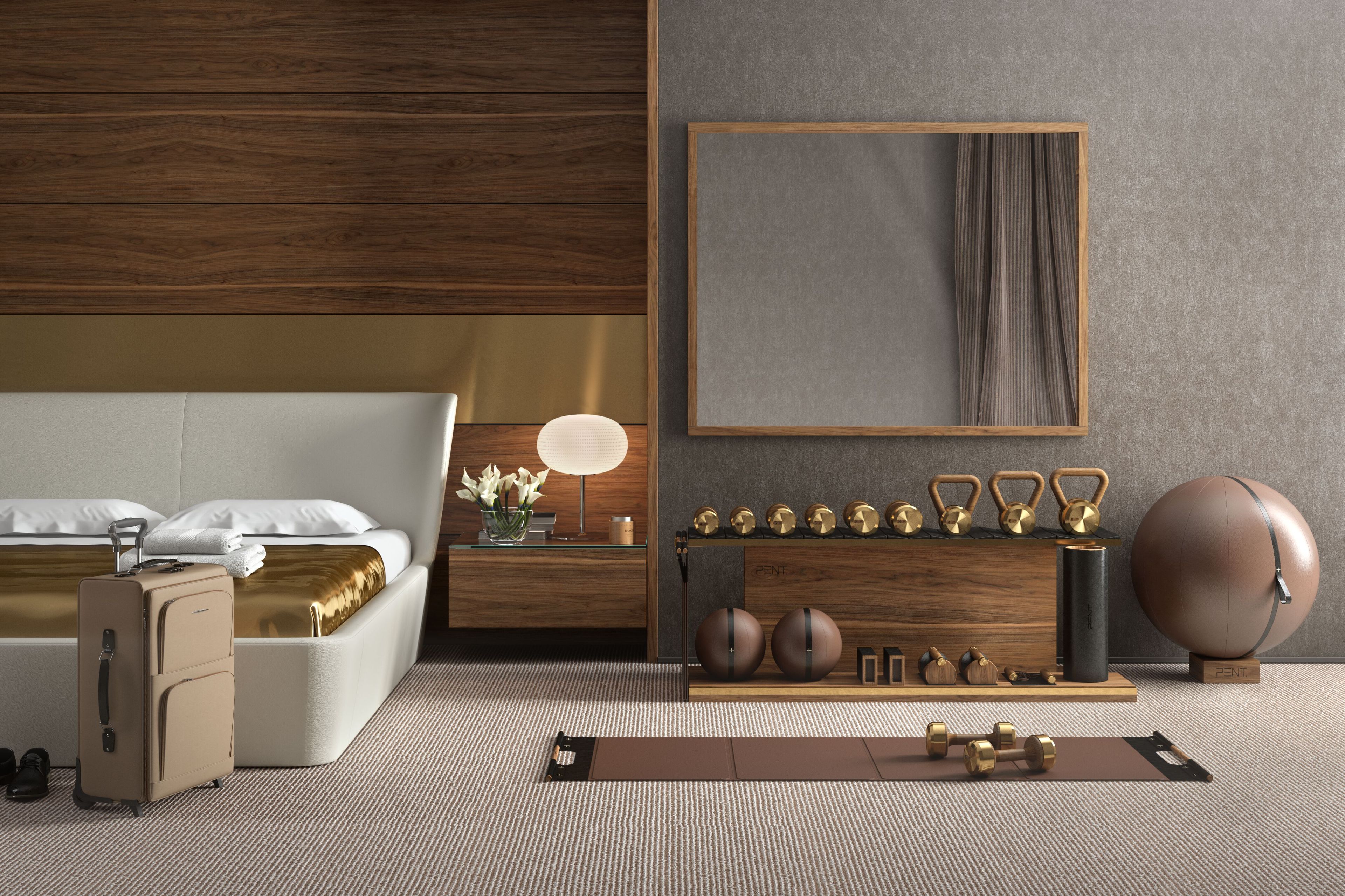 Оборудование для фитнеса из нержавеющей стали и дерева PENT ANA COMBO ARCH-00105027 - Вид №12