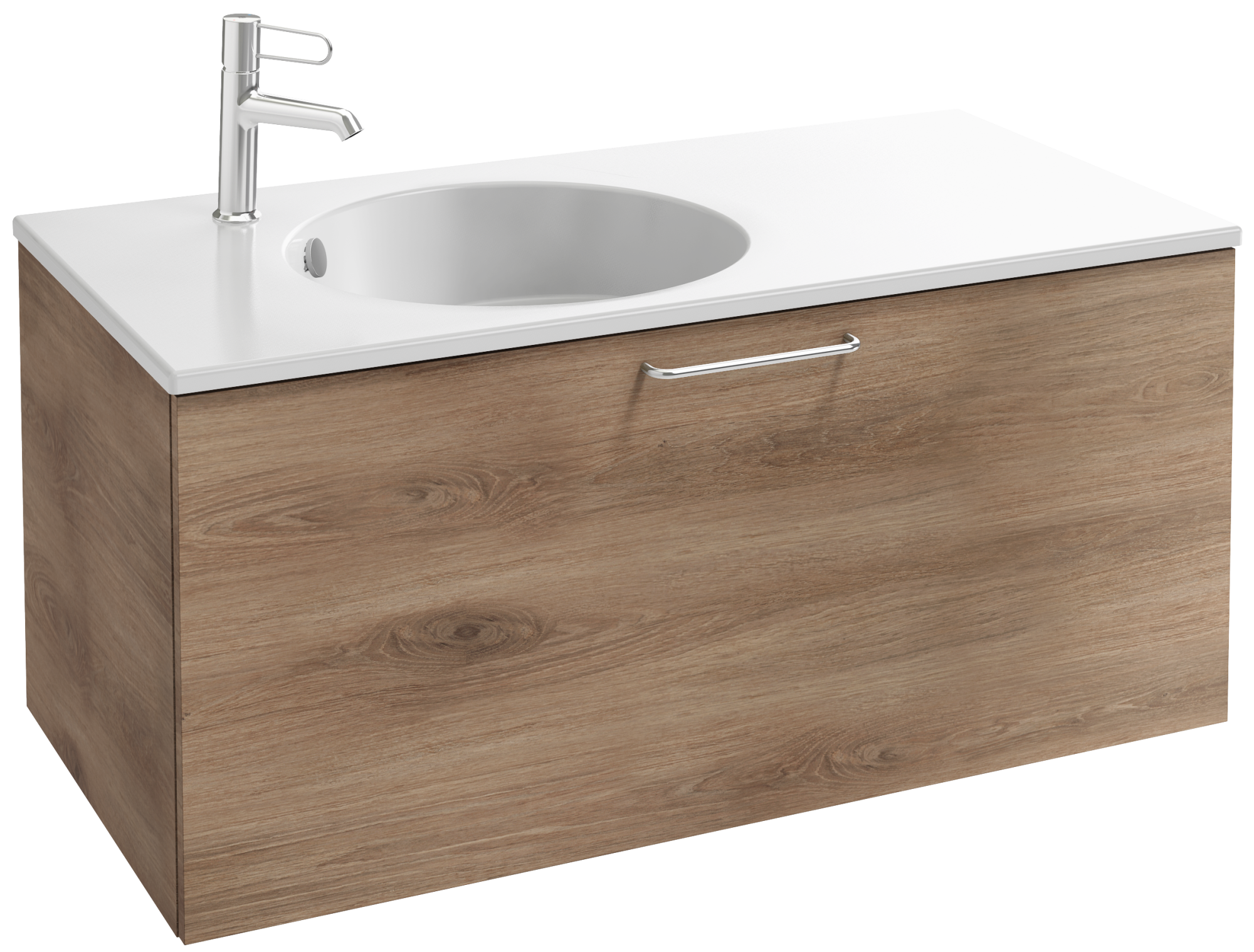 EB2514-R5-NR4 Тумба под столешницу 100 см, 1 верхний ящик, хромированная ручка JACOB DELAFON ODÉON RIVE GAUCHE ODEON RIVE GAUCHE