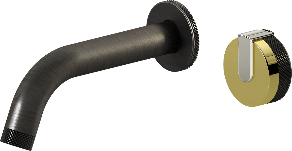 E-11535-R1PB-L1PC-BOX Настенный прогрессивный смеситель скрытого монтажа для раковины GRAFF MOD+