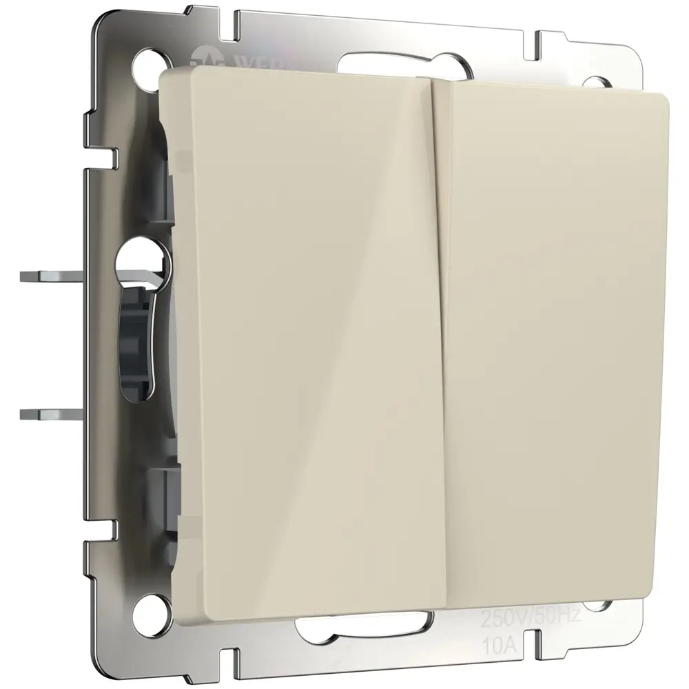 WERKEL Проходной выключатель 2-клавишный для управления светом из двух точек 85539932 Серия отсутствует STLM-1477705