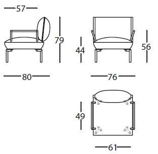 Sancal Кресло из ткани с подлокотниками Click sun-id-1390691 - Вид №3