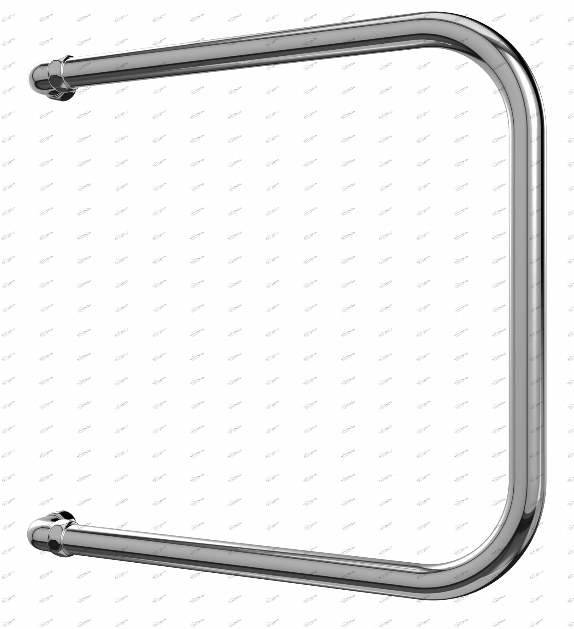 4620768881596 ЭКОНОМ П-обр БШ 500х500 Полотенцесушитель TERMINUS RAL 9005 матовый