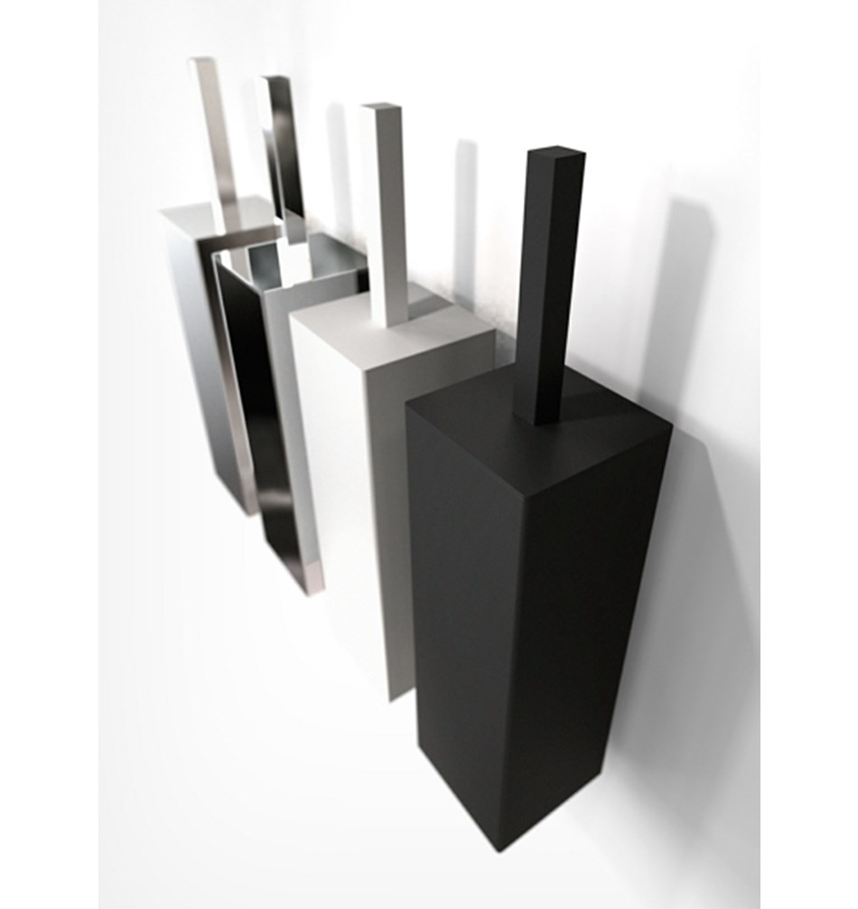 FROST Ершик для унитаза 7, настенный » черный Нержавеющая сталь Черный Q302638775  - Вид №1