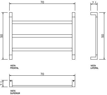 Vallvé Держатель для полотенец из металла Escada 0691773 - Вид №2