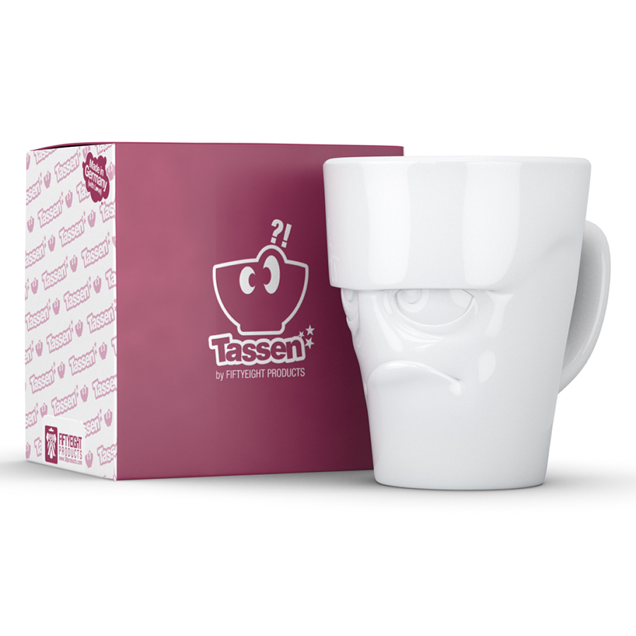 T01.81.01 Кружка tassen grumpy 350 мл белая Tassen by FIFTYEIGHT PRODUCTS  - Вид №9