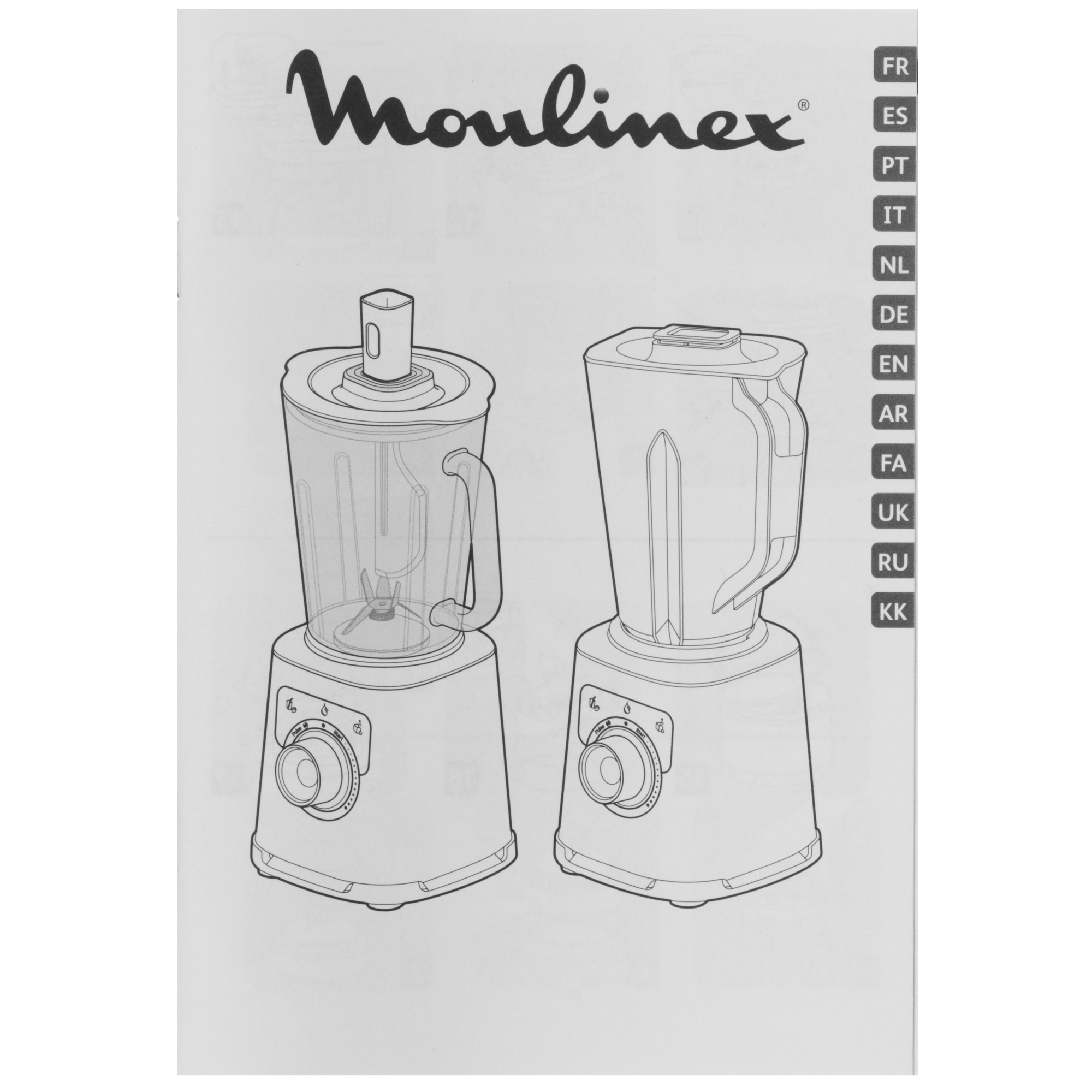 9103163 Блендер стационарный Moulinex LM87G810 черный STDN-0142922 - Вид №6