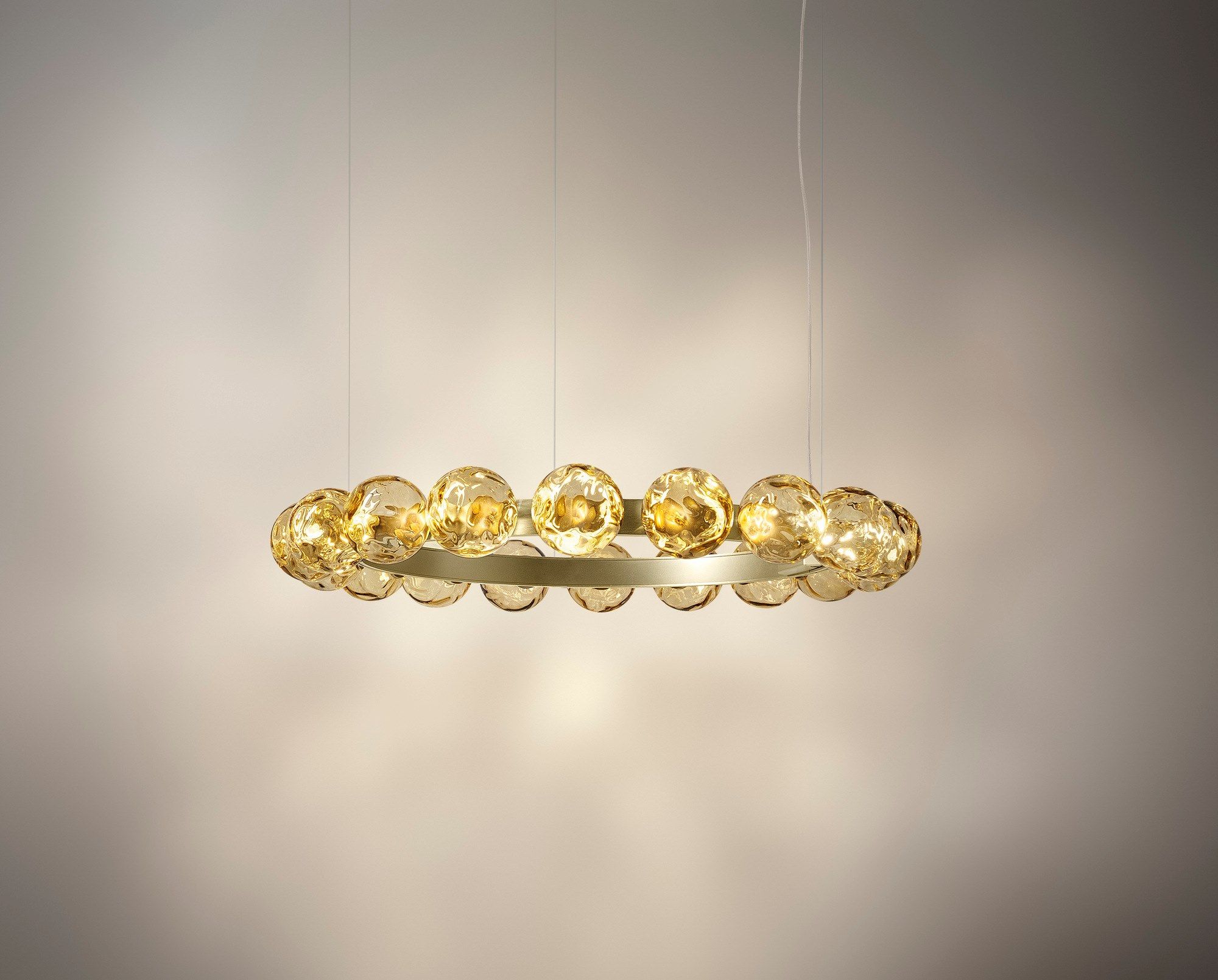 Выдувное стекло светодиодный подвесной светильник Panzeri Muranè R ARCH-00045083 - Вид №6