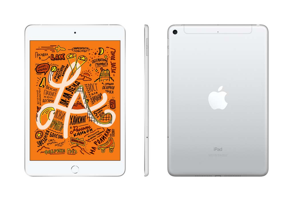 MUX62RU/A Ipad mini wi-fi + cellular 64gb - silver Apple Santreyd  - Вид №1