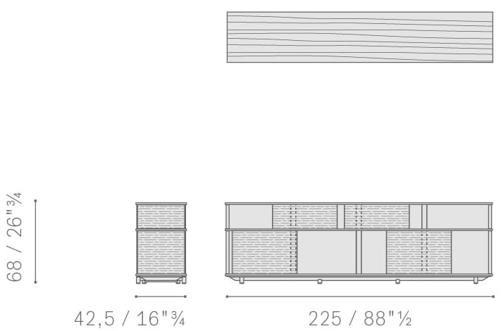 Мадия из технической ткани Poltrona Frau офис-системы управления ARCH-00057994 - Вид №23