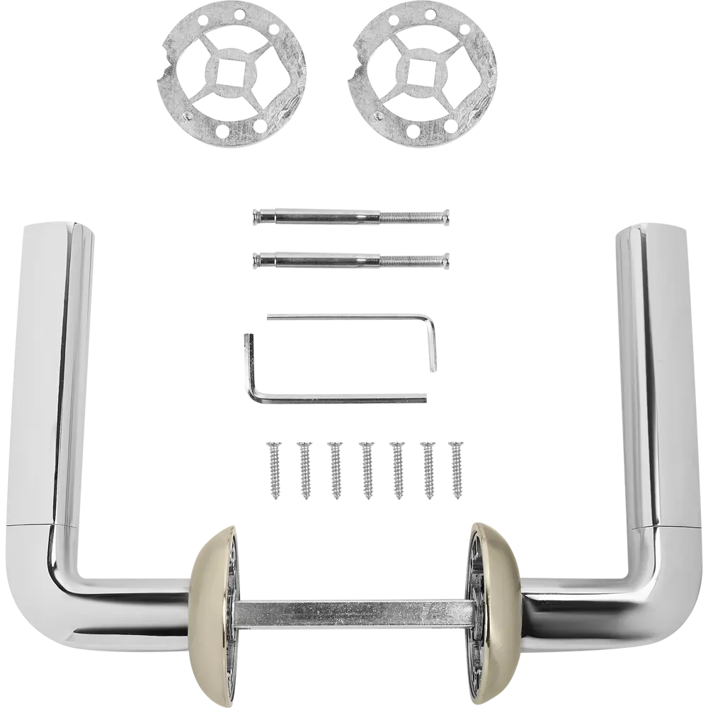 Дверные ручки Fuaro Largo для межкомнатных дверей в стиле хром 85203177 STLM-0059841 - Вид №1