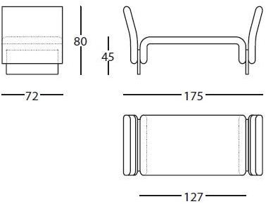 Sancal Дормез из ткани Diwan sun-id-1402356 - Вид №5