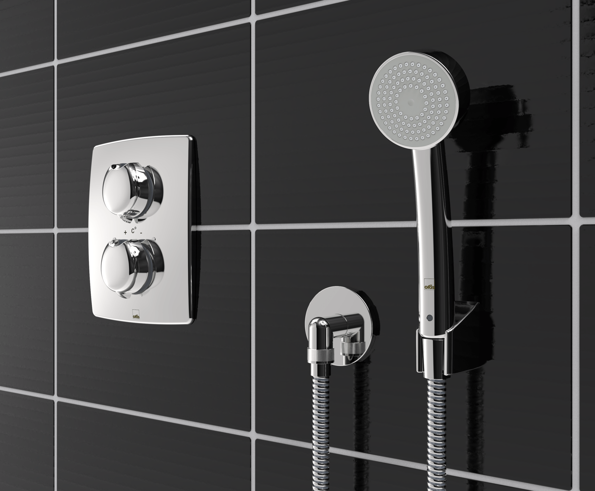 Oras 7139 Встраиваемый комплект 7139  Хром  - Вид №2