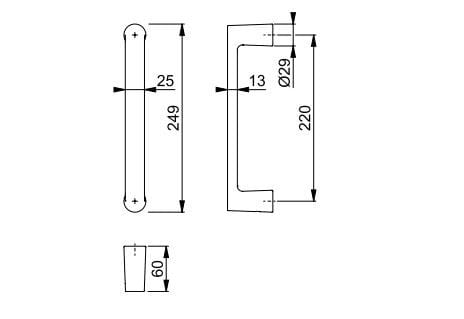Латунная ручка HOPPE Лос-Анджелес ARCH-00048279 - Вид №1