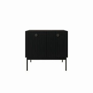 Тумба с металлическими ножками 61х64 см черная Land BRAGIN DESIGN LIVING 00-3862476 Черный