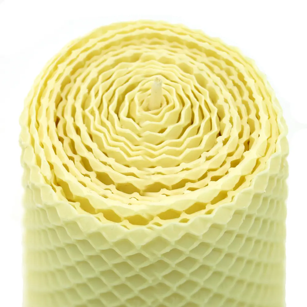 Свеча вощинная цилиндр слоновая кость 6x13 см EVIS STLM-2075299 - Вид №1