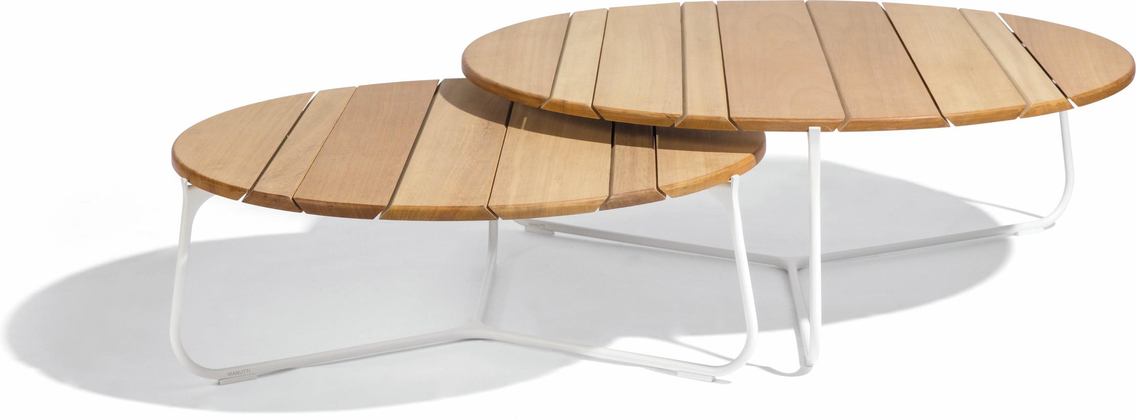 MNST154 Журнальные столики pcsts белые f8 ⌀100см Manutti Mood - Вид №1