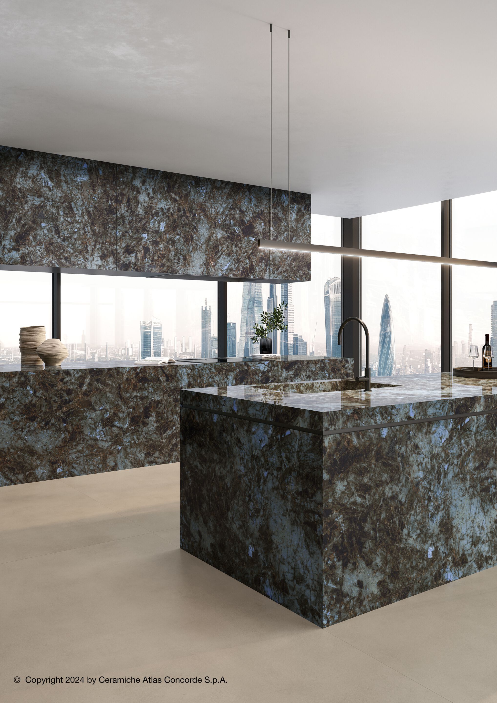 Пол / керамогранит с мраморным эффектом Atlas Concorde Marvel Diva ARCH-00083250 - Вид №28