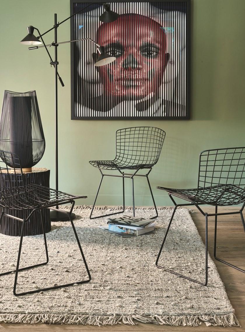 Toulemonde Bochart Однотонный прямоугольный коврик ручной работы Access sun-id-1419356 - Вид №1