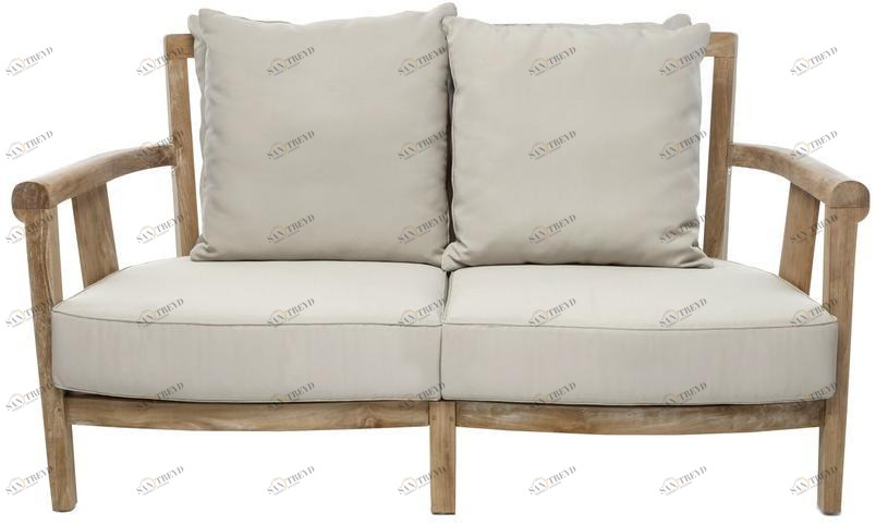 Il Giardino di Legno 2-местный садовый диван из дерева Saint laurent 234