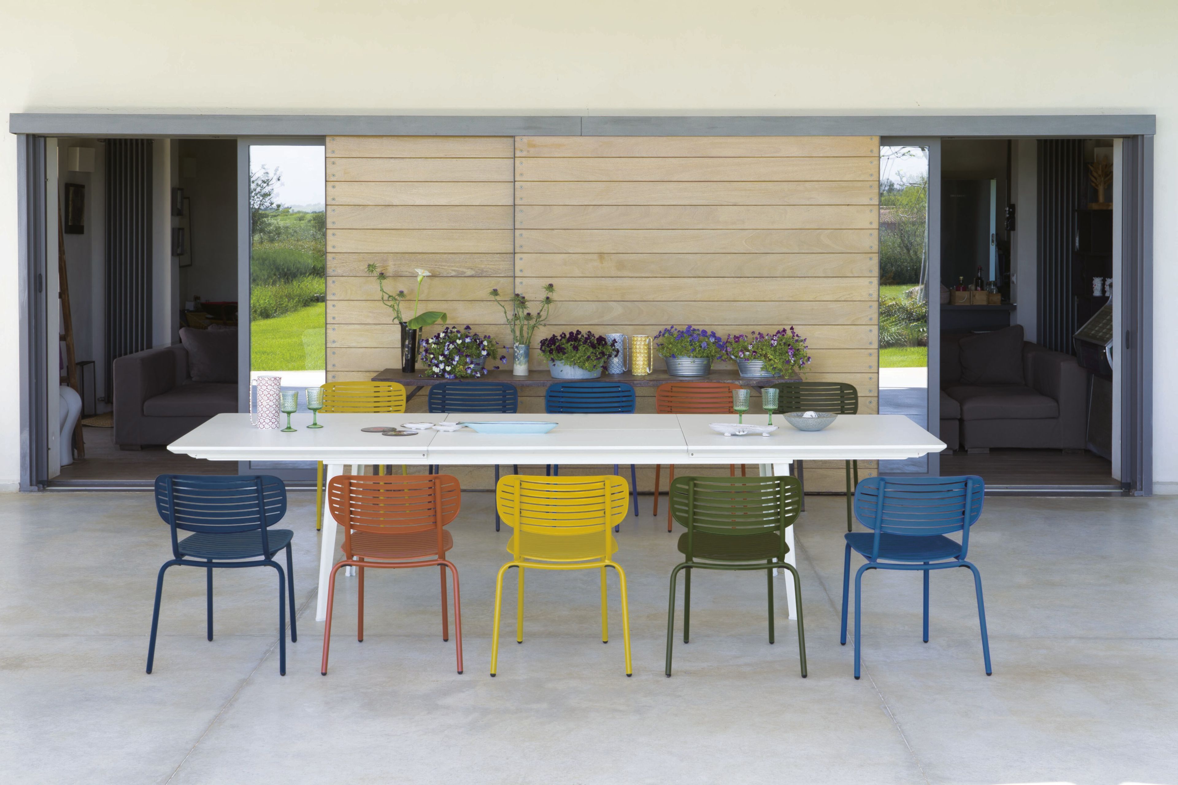 Стальной выдвижной прямоугольный садовый стол emu Plus4 ARCH-00089868 - Вид №7