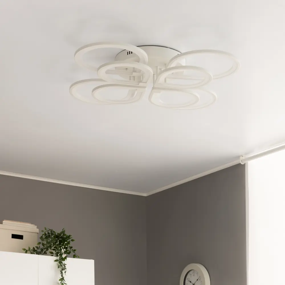 Люстра СЕМЬ ОГНЕЙ SF7099/8C-WT LED с регулируемым белым светом 84168093 STLM-0046690 - Вид №13