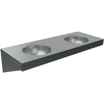 Edone Подвесной умывальник с двойной круглой чашей, отформованной внутри и снаружи sun-id-2008746