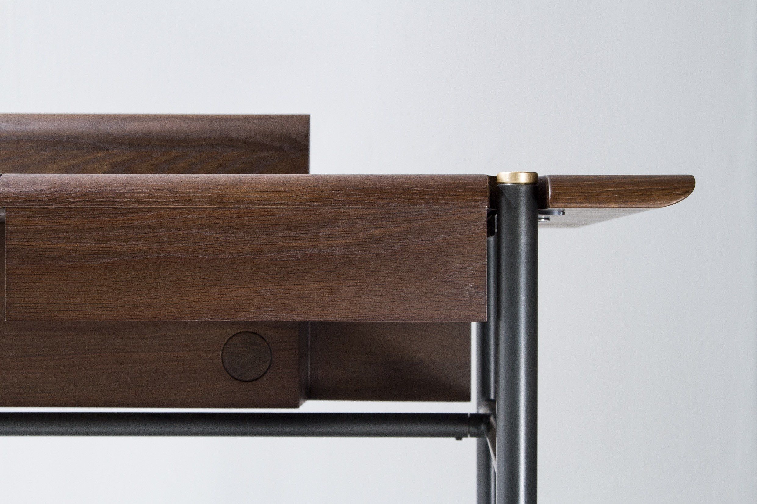 Прямоугольный стол из дуба с ящиками District Eight Укладка ARCH-00135418 - Вид №3