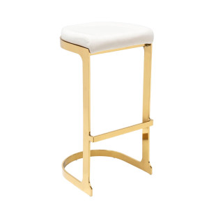 700440-18 ABHIKA ТАРЕЛКА GARDA VELVET WHITE/GOLD