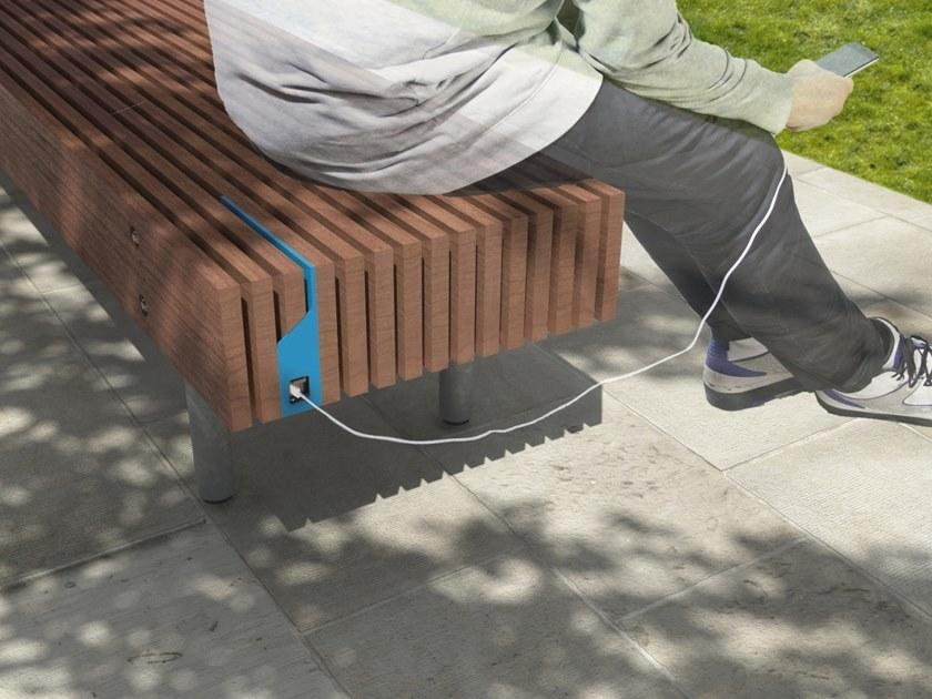 Модульная скамья со спинкой Woody Santreyd sun-id-1379769 - Вид №1