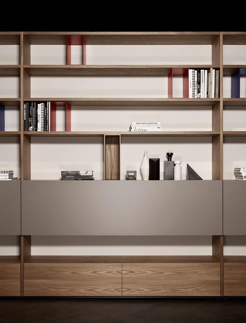 Porro Настенный книжный шкаф из ореха System sun-id-1457566 - Вид №13