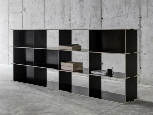 FIORONI Модульный двухсторонний книжный шкаф из многослойной фанеры J.m.b.
