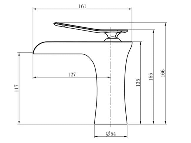 Смеситель для раковины с водопадом Fontana Showers блеск ARCH-00074039 - Вид №22