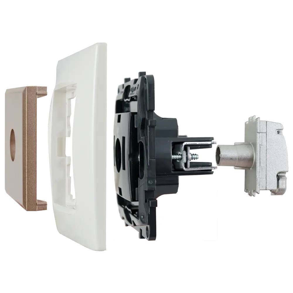 ТВ-розетка Legrand Structura звезда шампань для цифрового ТВ 82064706 STLM-0018689 - Вид №5