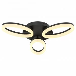 Потолочная светодиодная люстра Horoz 019-005-0024BL HOROZ ДИЗАЙНЕРСКИЕ 183113 Черный