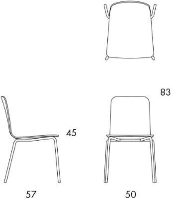 Blå Station Стул из лакированного дерева штабелируемый Gap 0182 Bla Station - Вид №18