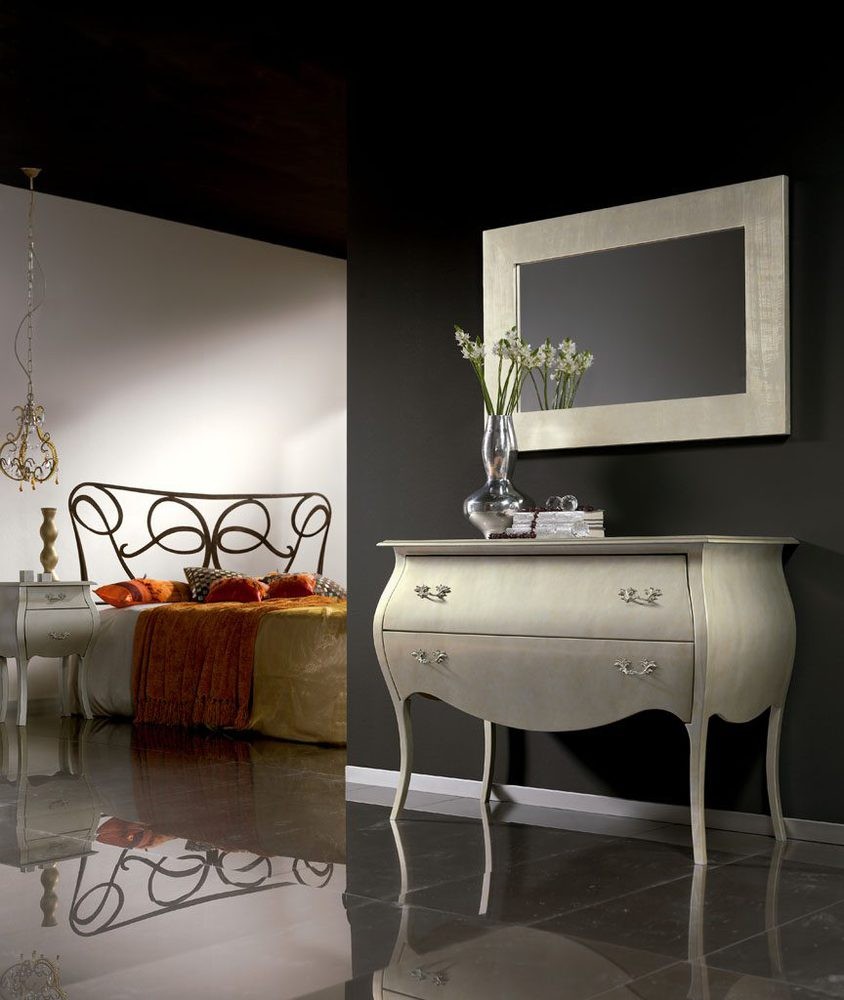 Комод для спальни с 2 ящиками состаренное золото Eternity ESF ДИЗАЙНЕРСКИЕ, PROVENCE, ПОД СТАРИНУ 043934 Золото  - Вид №2