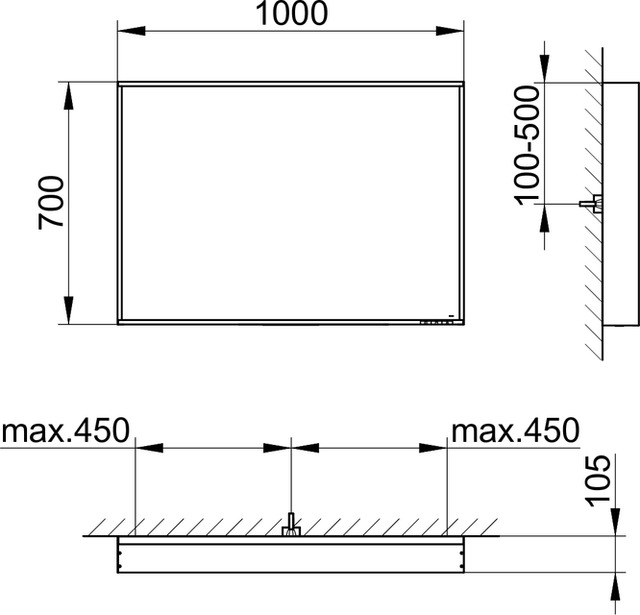 33096ZZ2000 Зеркало с подсветкой KEUCO Plan - Вид №11