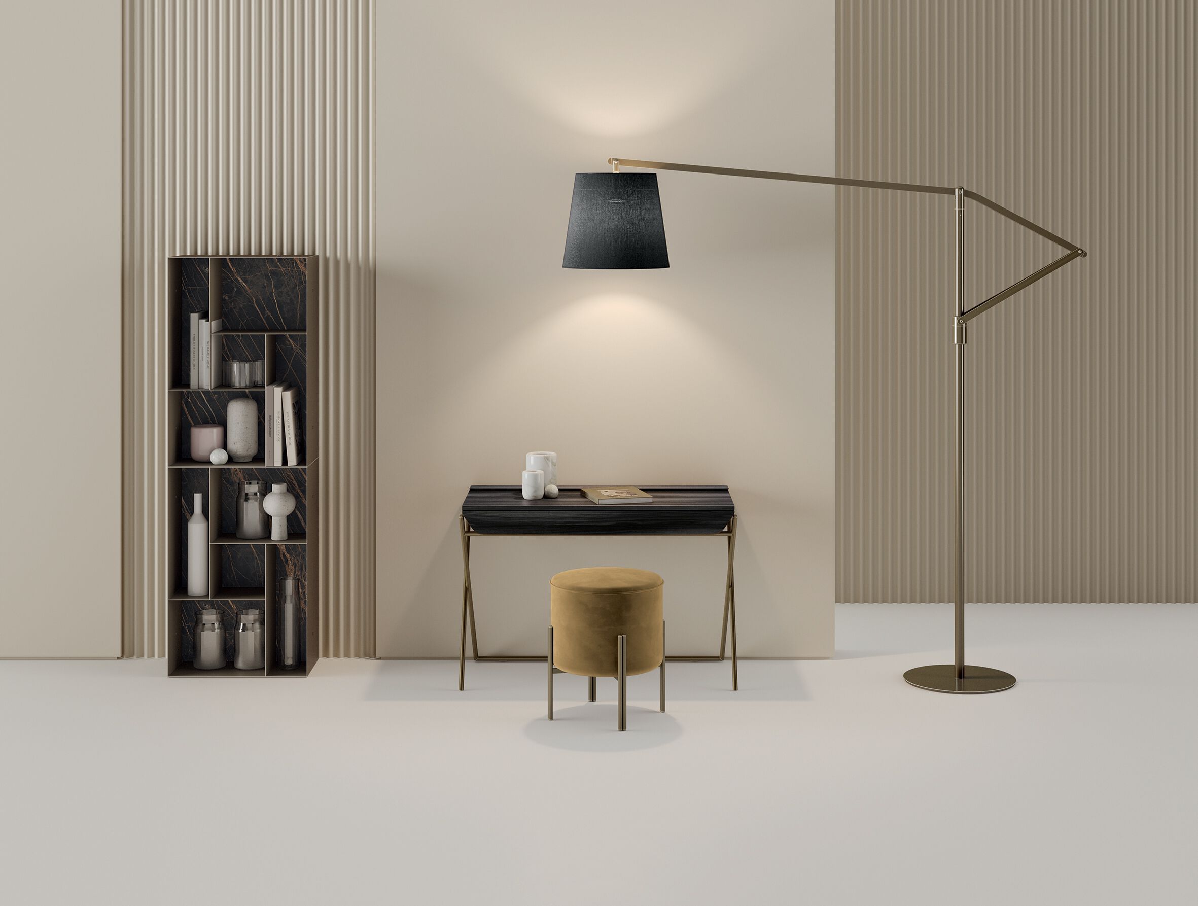 Регулируемая металлическая напольная лампа Bontempi Casa CLOE ARCH-00136524 - Вид №3