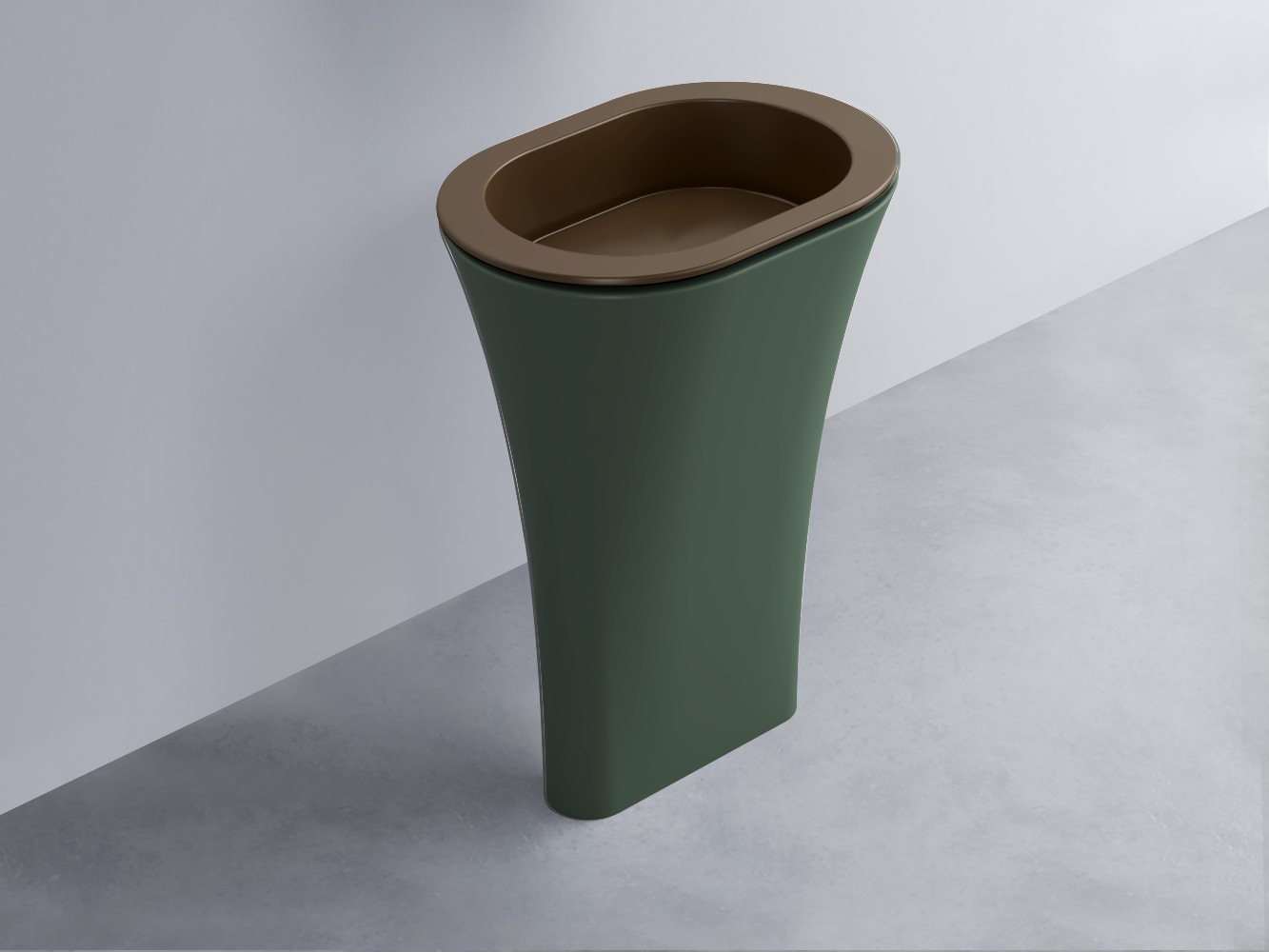 AMLA65-CA+AMPILO-CA+AMCOLO-MU Раковина Amedeo Ovale отдельностоящая cielo Enjoy + Amedeo Ceramica Cielo