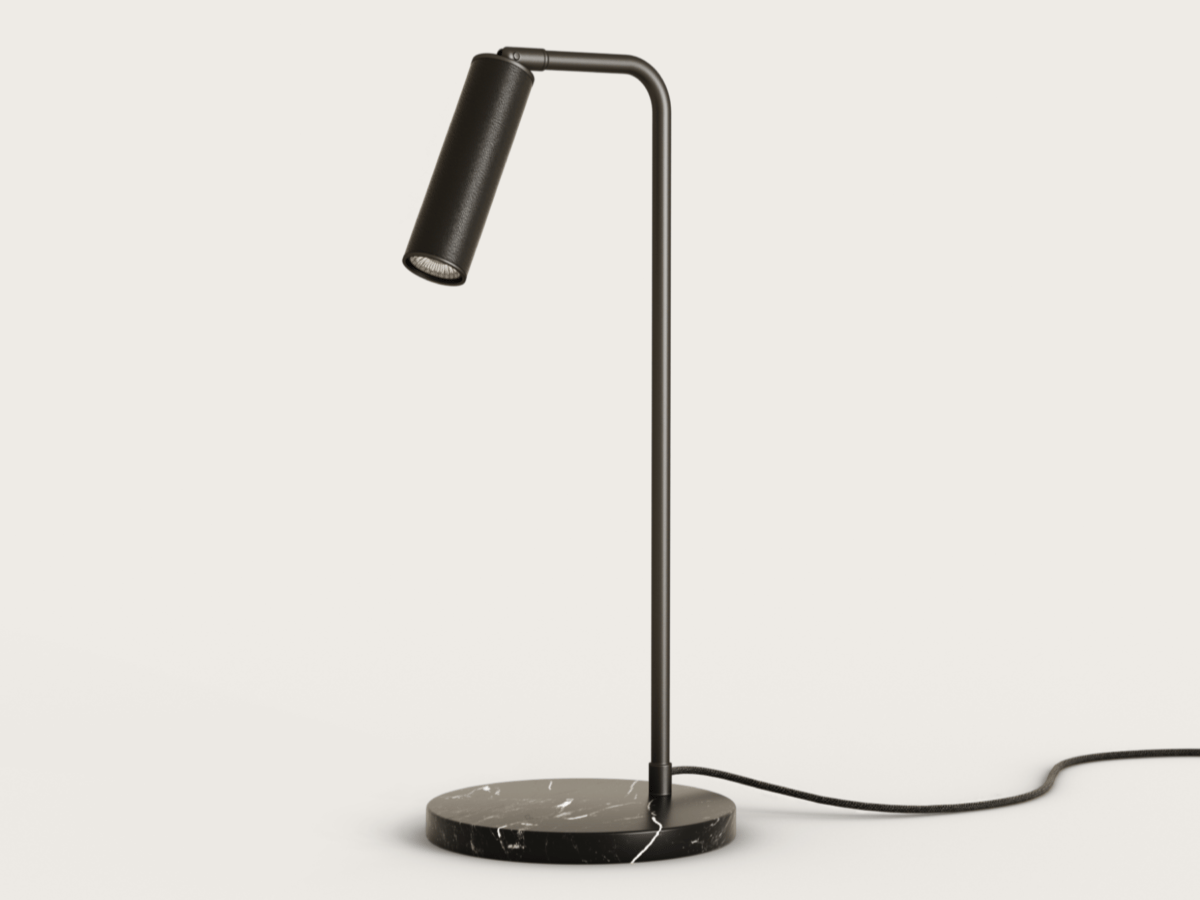 Светодиодная настольная лампа из стали и кожи с диммером Aromas del Campo тура ARCH-00089463